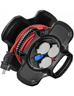 Brennenstuhl Brennenstuhl Enrouleur électrique Compact X-GUM 3 Prises 10m H07RN-F 3G1,5 | 1169761100 - Brennensthul | IFD Outillage