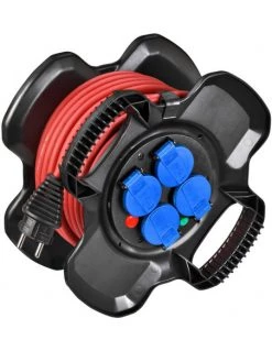 Brennenstuhl Brennenstuhl Enrouleur électrique Compact X-GUM 4 Prises 10m H07RN-F 3G2,5 | 1169711101 - Brennensthul | IFD Outillage