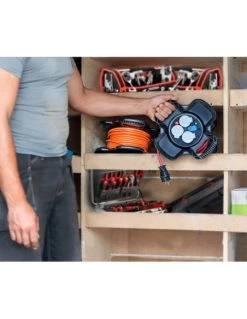 Brennenstuhl Brennenstuhl Enrouleur électrique Compact X-GUM + Rallonge électrique 18,50+1,50m De Câble H05VV-F 2x1,5 | 1169751200 - Brennensthul | IFD Ou -Chantier Atelier Soldes Boutique enrouleur electrique compact x gum rallonge electrique 1850150m de cable h05vv f 2x15 1169751200 brennensthul 3