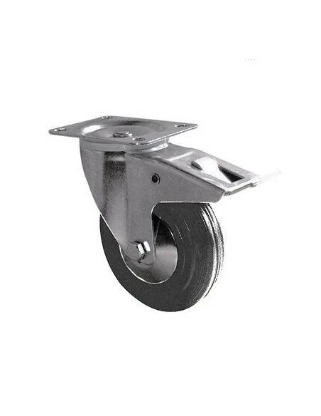 Ridgid Ridgid Roulette De Manutention Pivotante Sur Platine Avec Frein 160 Mm - 1351821 | IFD Outillage 1 Ridgid Ridgid Roulette De Manutention Pivotante Sur Platine Avec Frein 160 Mm - 1351821 | IFD Outillage