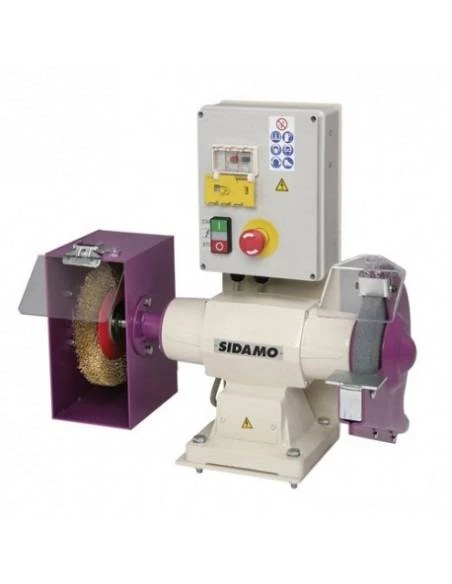 Touret Meule - Brosse Avec Frein 134 FR D. 200 Mm - 400V 750W - 20113035 - Sidamo | IFD Outillage 1 Touret Meule - Brosse Avec Frein 134 FR D. 200 Mm - 400V 750W - 20113035 - Sidamo | IFD Outillage